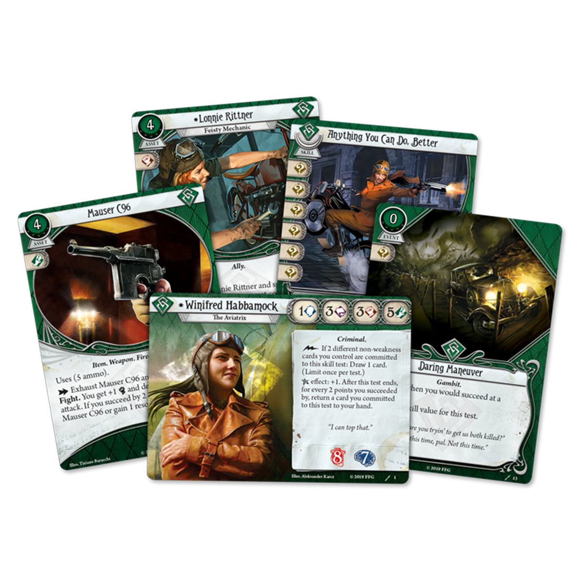Arkham Horror LCG Winifred Habbamock Investigator Starter Deck
