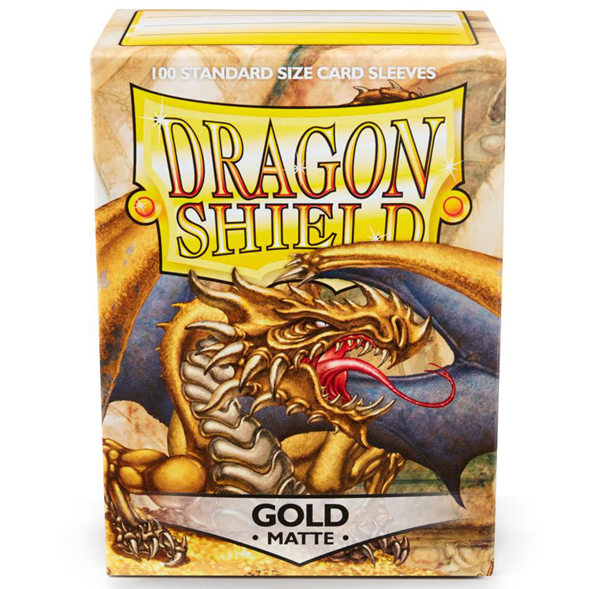 Dragon Shield Standard 100ct Matte Gold Sleeves 63x88mm