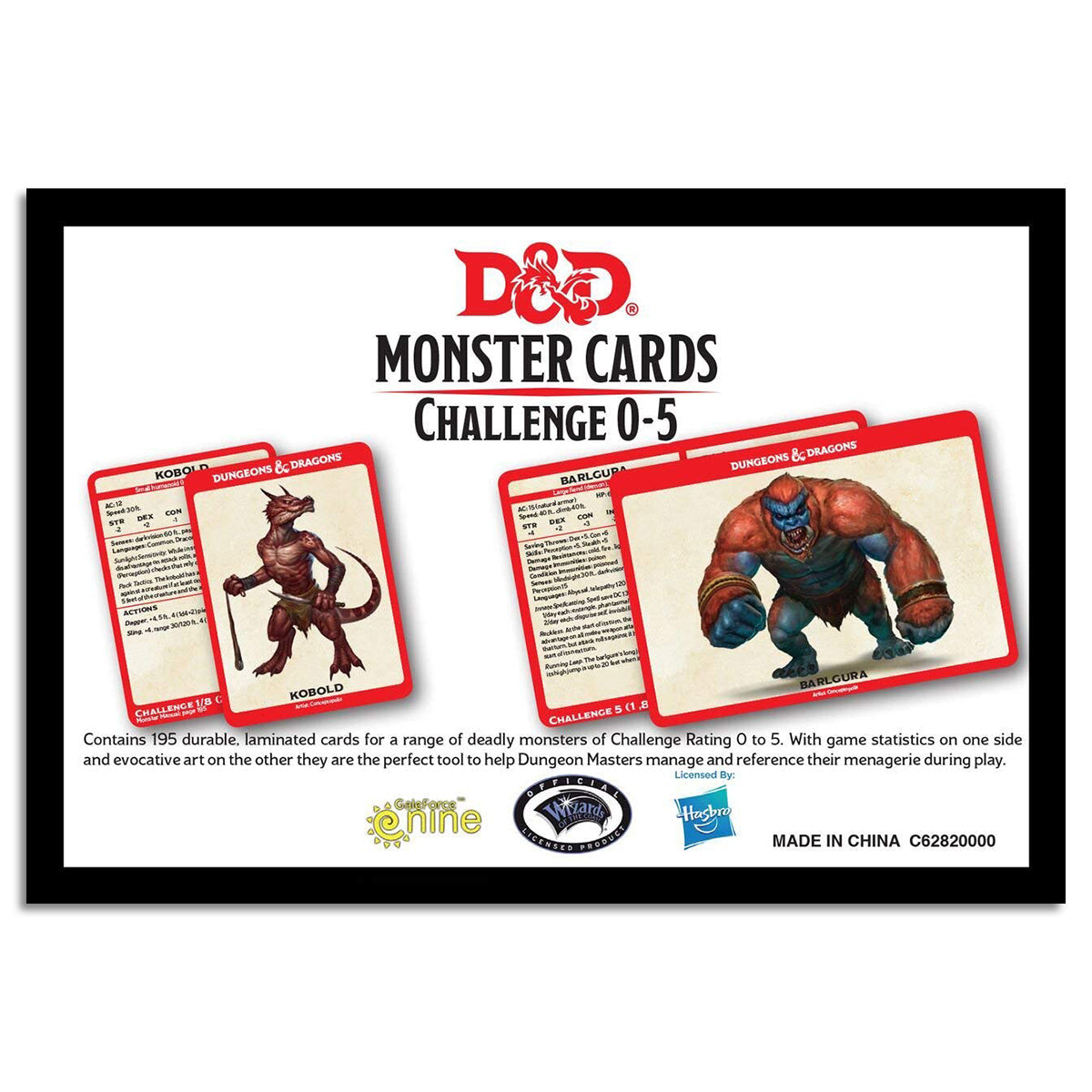 D&amp;D Monster Cards Challenge 0-5 – Gameology product