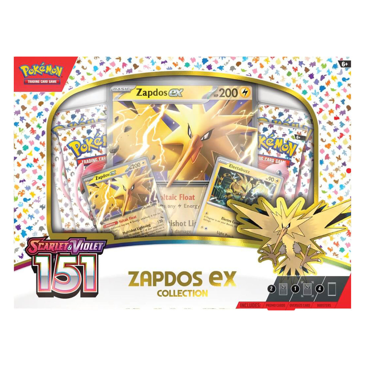POKEMON TCG Scarlet & Violet 151 Collection—Zapdos ex