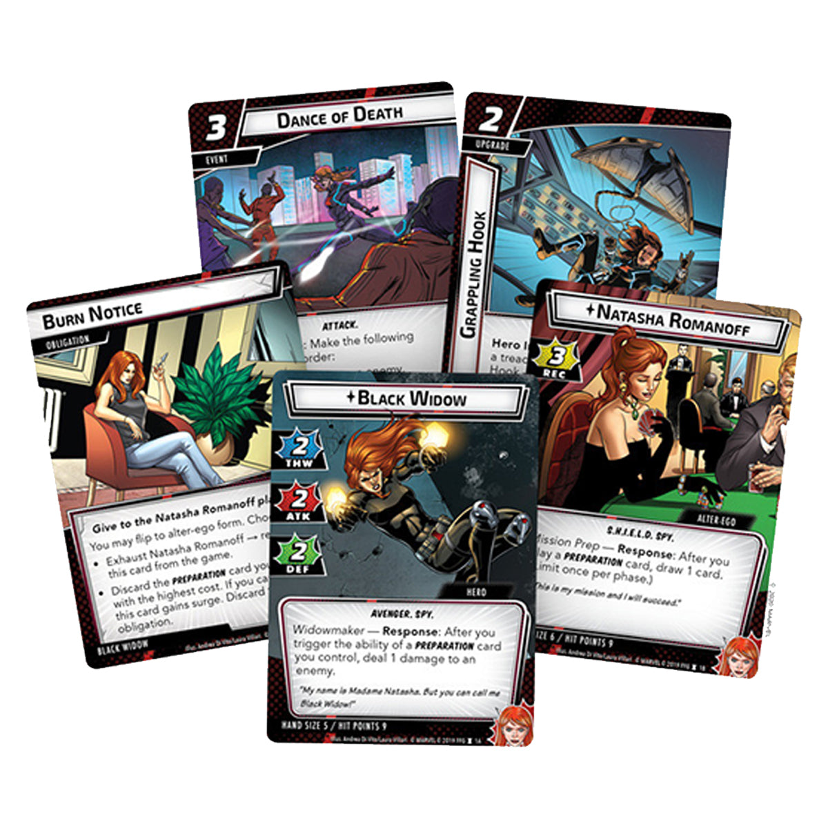 Marvel Champions LCG Black Widow Hero Pack