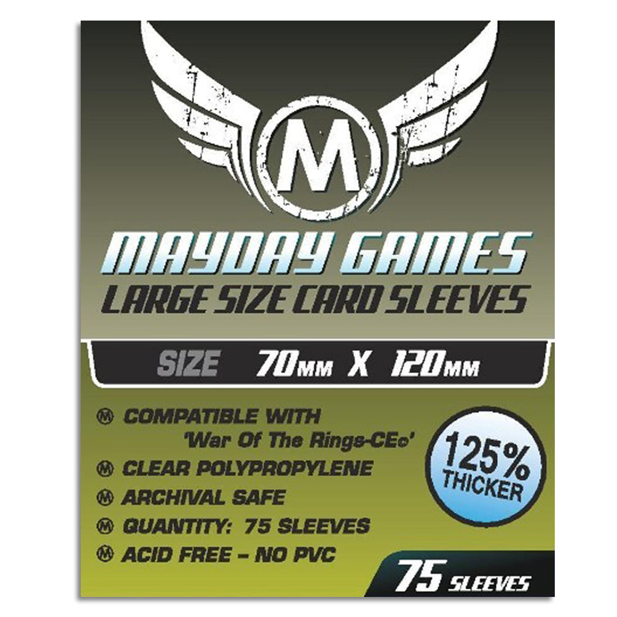 Mayday Sleeves Pack of 75 CT 70 X 120 MM Time Stories