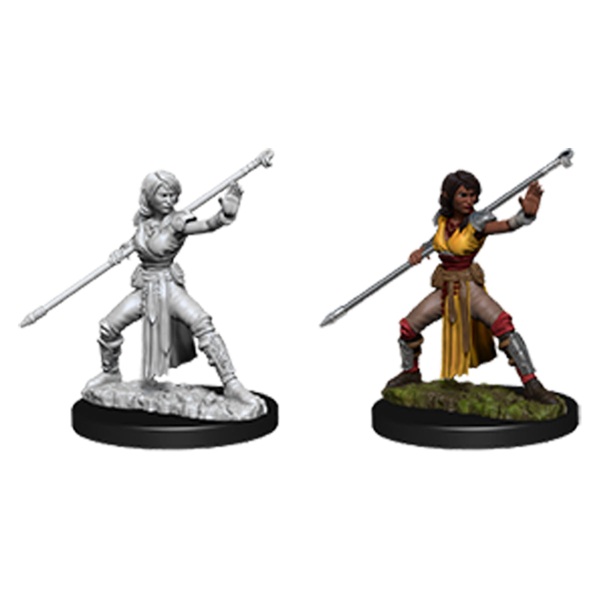 D&D Nolzurs Marvelous Unpainted Miniatures Female Half Elf Monk