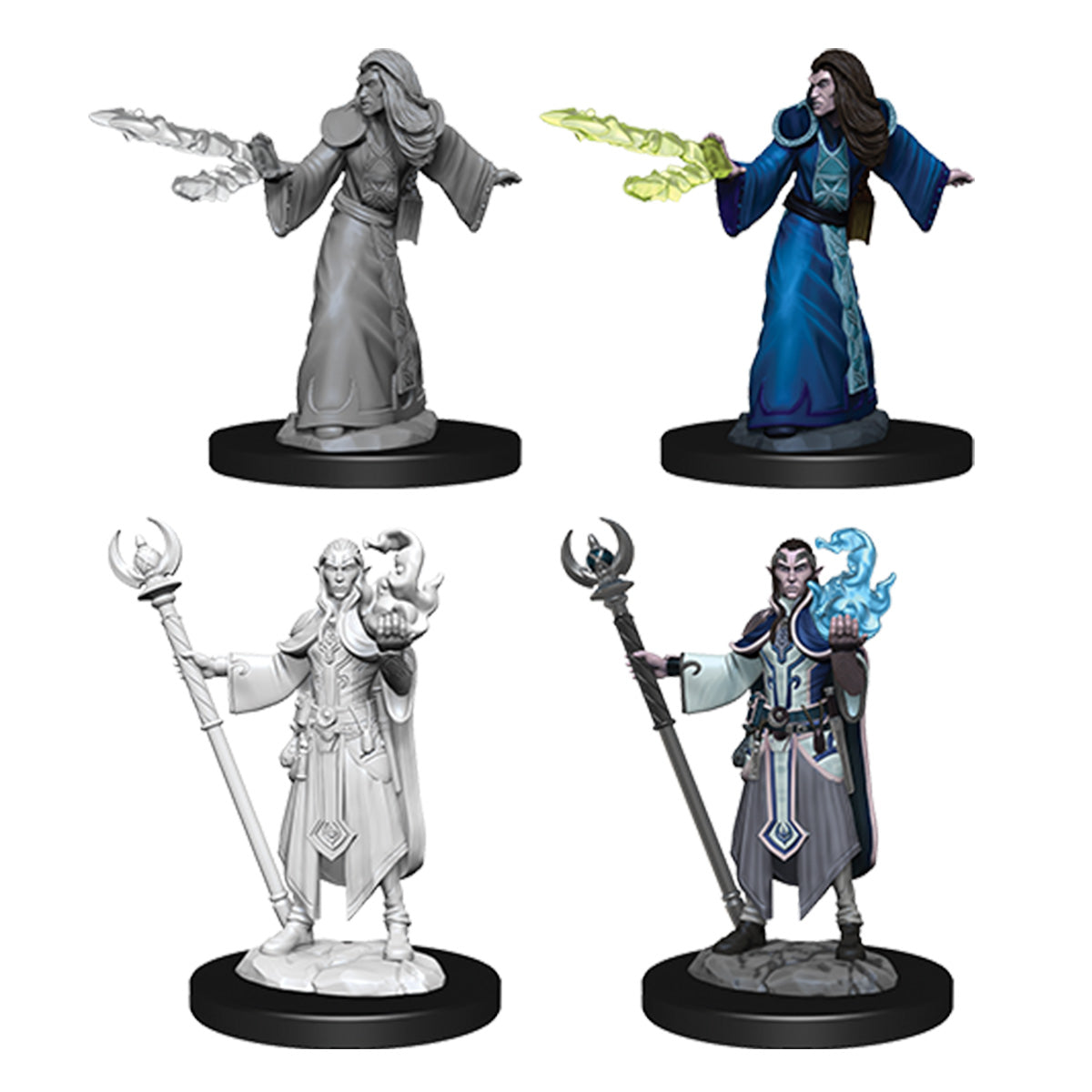 D&D Nolzurs Marvelous Unpainted Miniatures Male Elf Wizard