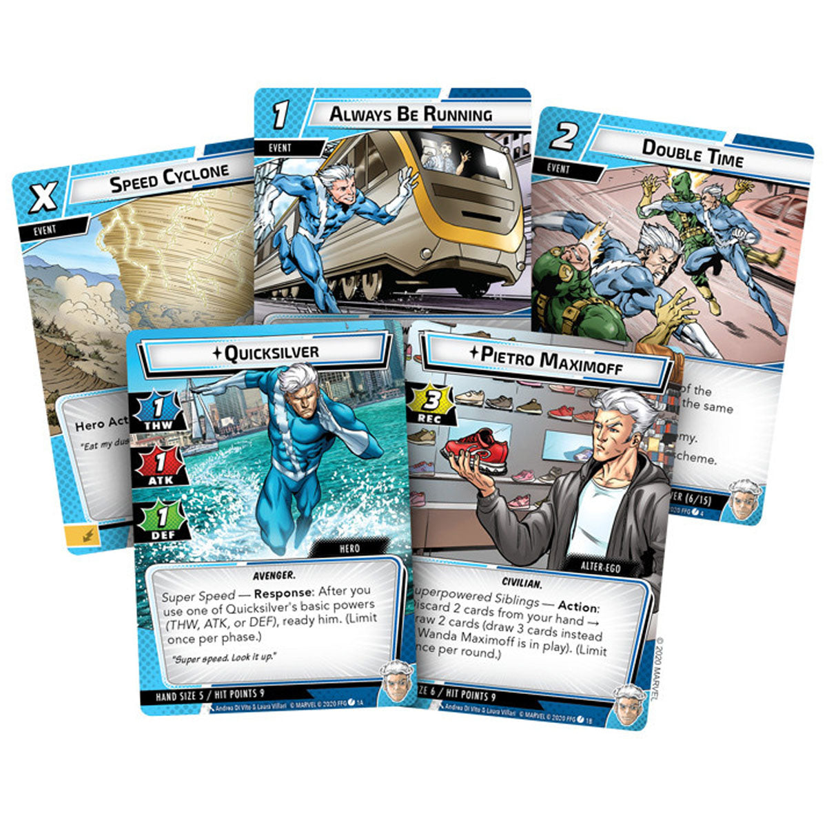 Marvel Champions LCG Quicksilver Hero Pack