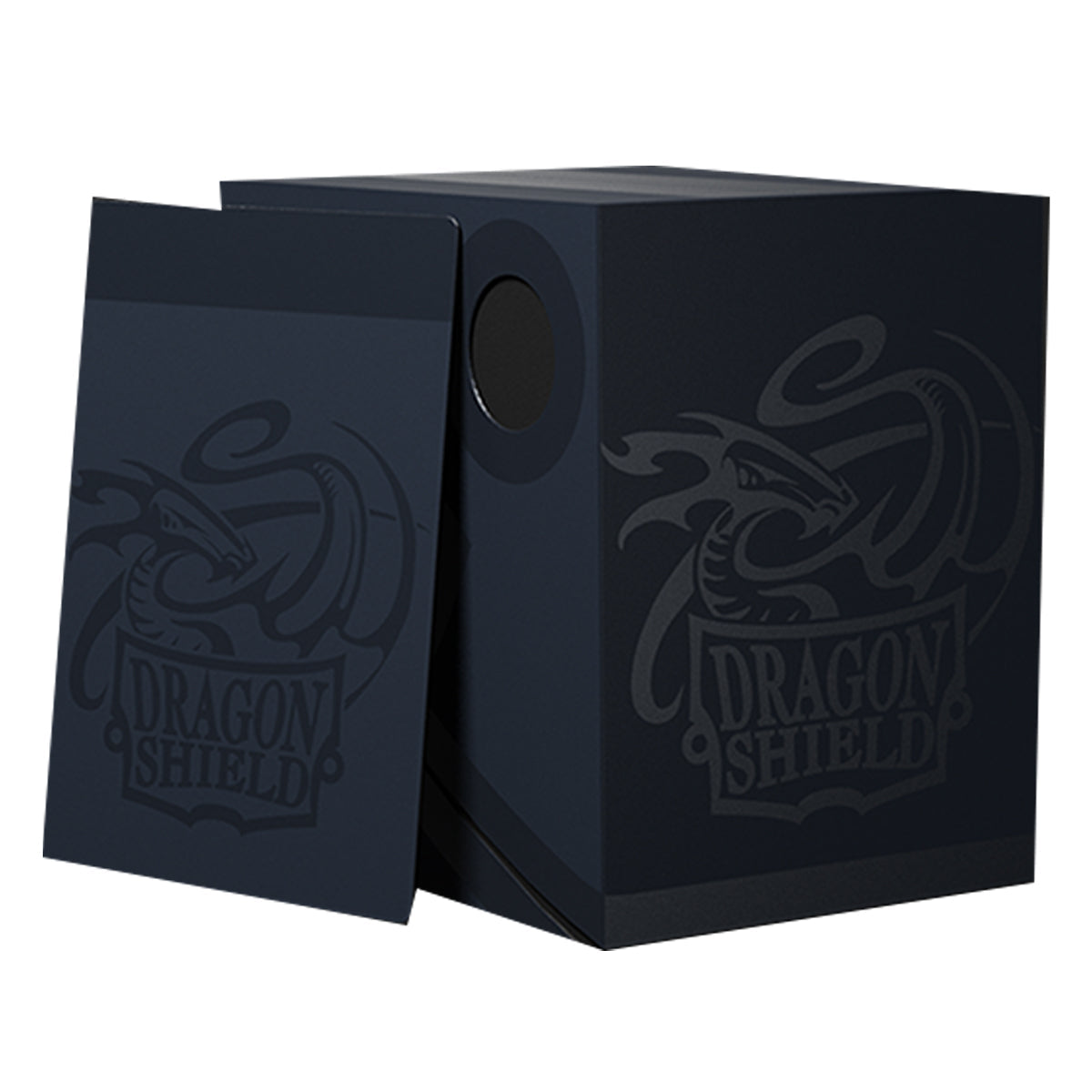 Dragon Shield Revised Double Shell - Midnight Blue/Black Deck Box