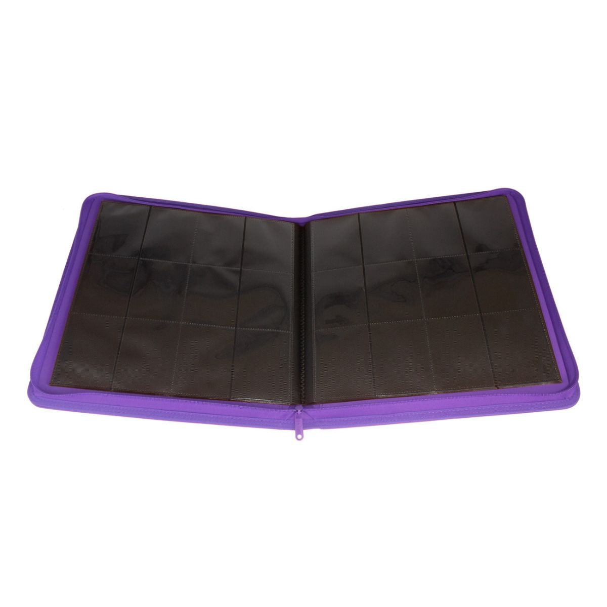 Collector's Series 12 Pocket Zip Trading Card Binder - PURPLE