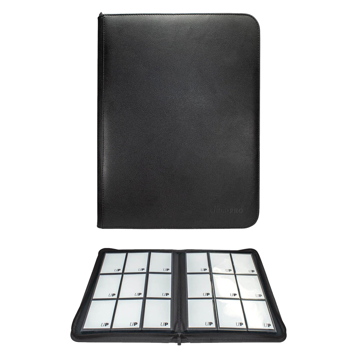 ULTRA PRO Binder - Vivid 9-Pocket Zippered Pro-Binder: Black