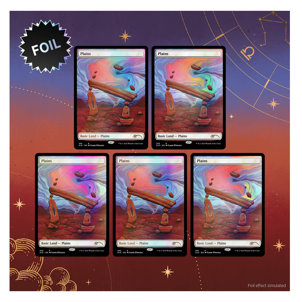 Magic Secret Lair The Astrology Lands Libra Traditional Foil Edition