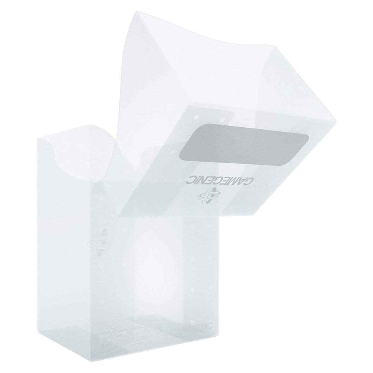 Gamegenic Deck Holder Holds 80 Sleeves Deck Box Clear