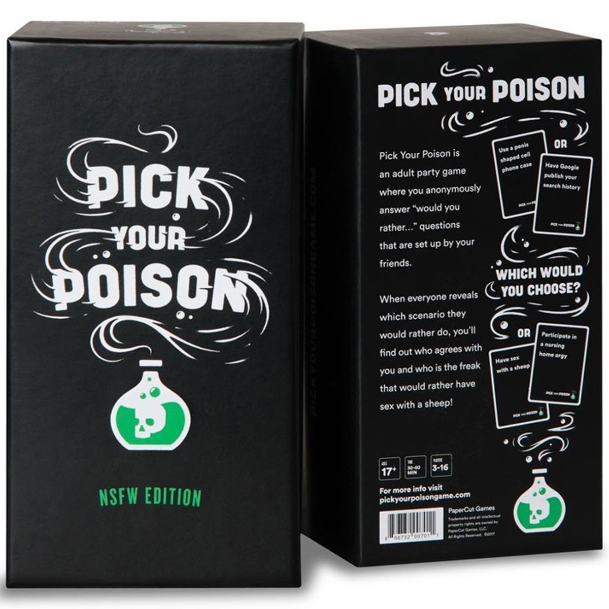 Pick Your Poison NSFW/After Dark Edition
