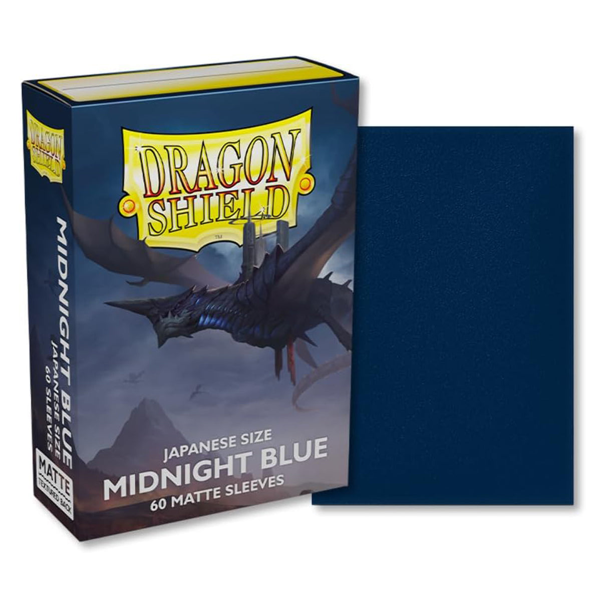 Dragon Shield Japanese 60ct Matte Midnight Blue Sleeves 59x86mm