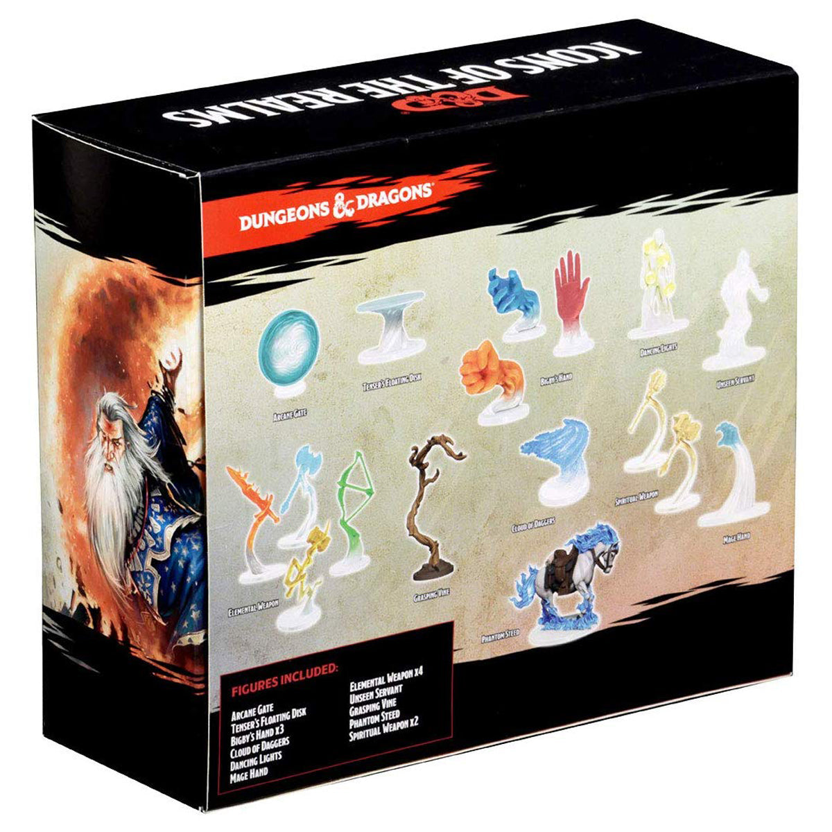 Dungeons & Dragons Spell Effects Arcane Fury & Divine Might Pre Painted Miniature Pack