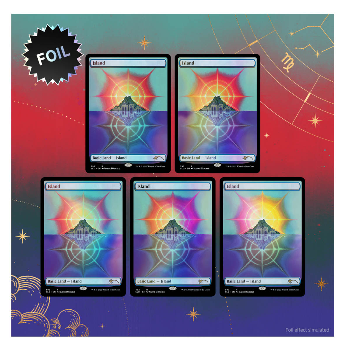 Magic Secret Lair The Astrology Lands Virgo Traditional Foil Edition