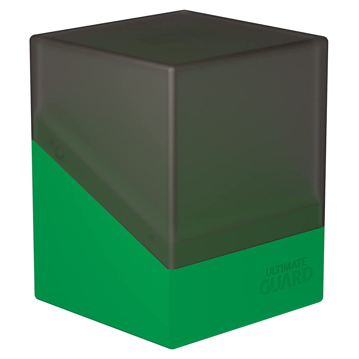 Ultimate Guard Synergy Boulder 100+ Black/Green Deck Box Gameology