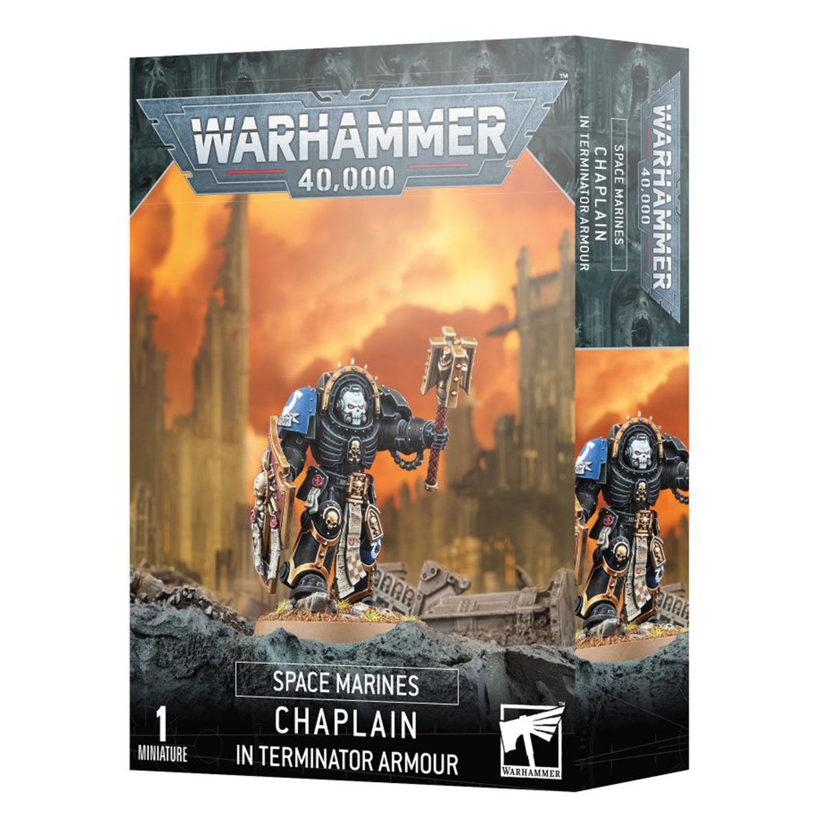 Warhammer 40K Space Marines Chaplain in Terminator Armour