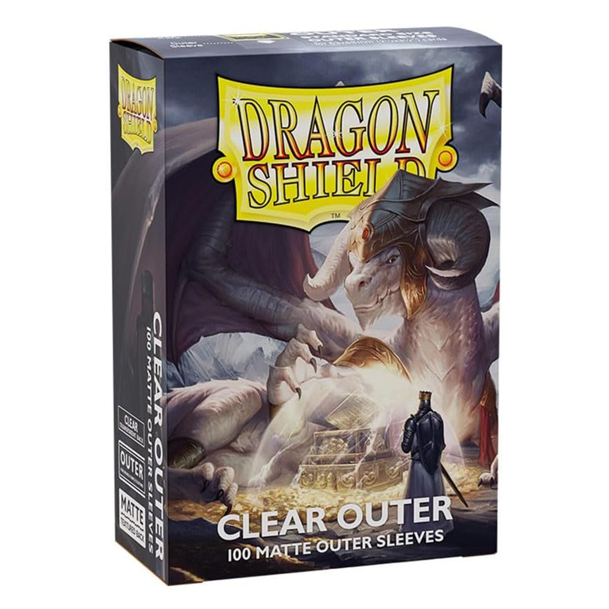 Dragon Shield Standard 100ct Matte Clear Outer Sleeves