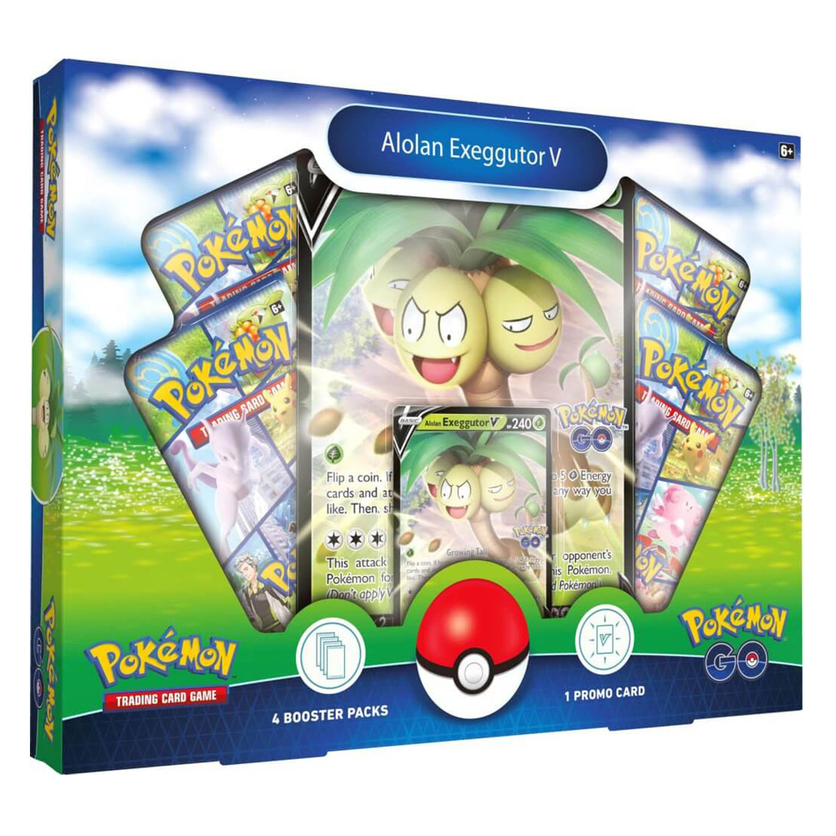 Pokemon GO Collection Alolan Exeggutor V POKEMON TCG