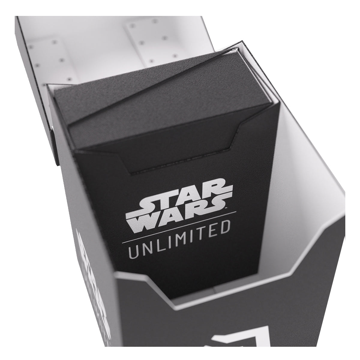 Gamegenic Star Wars Unlimited Soft Crate Deck Box - Black/White