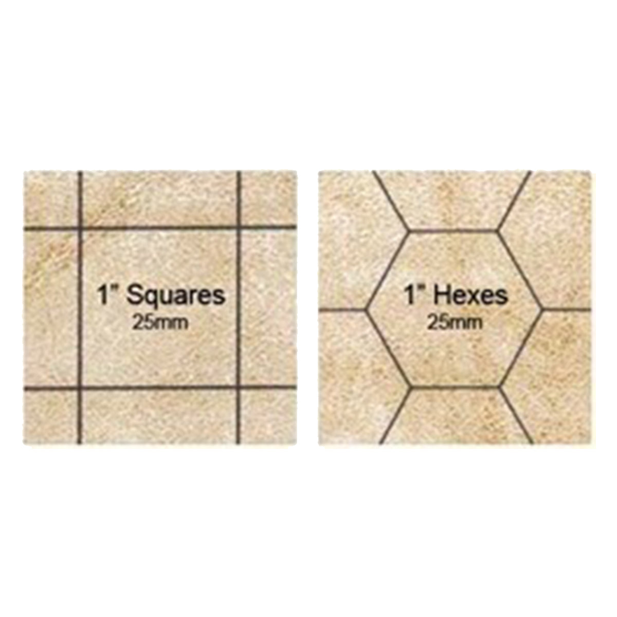 Reversible Megamat 1 Squares & 1 Hexes 34.5 x 48 Inches