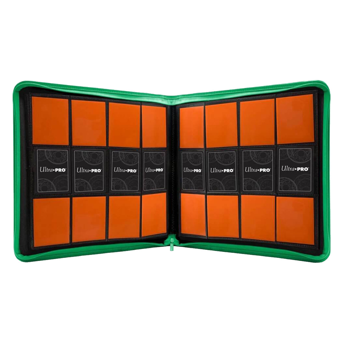ULTRA PRO Binder 12 pocket Zippered PRO Binder Green