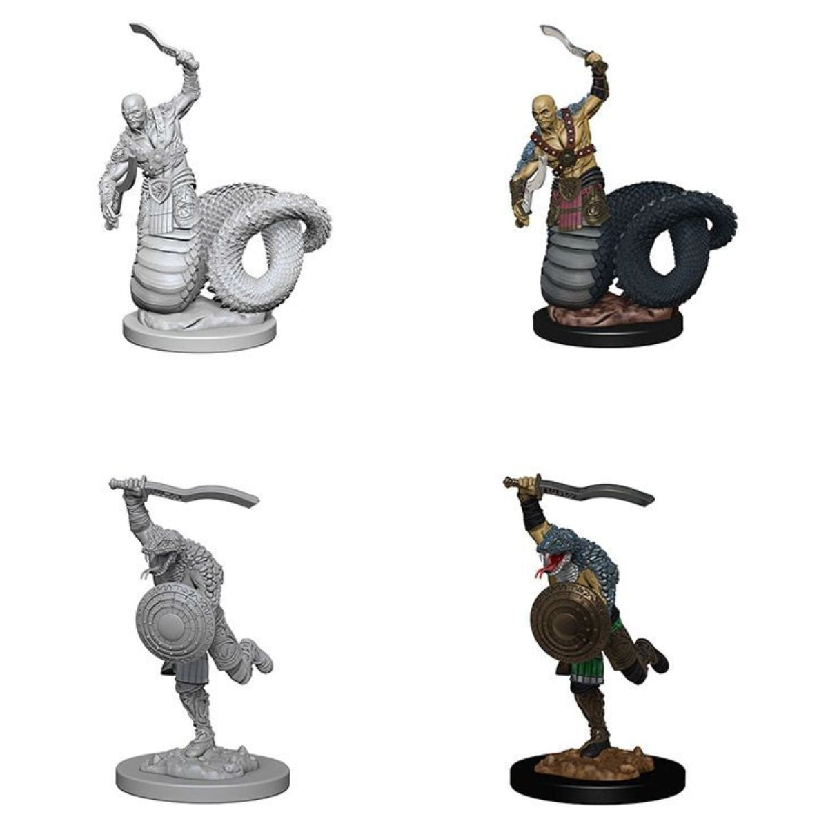 D&D Nolzurs Marvelous Unpainted Miniatures Yuan-Ti Malisons