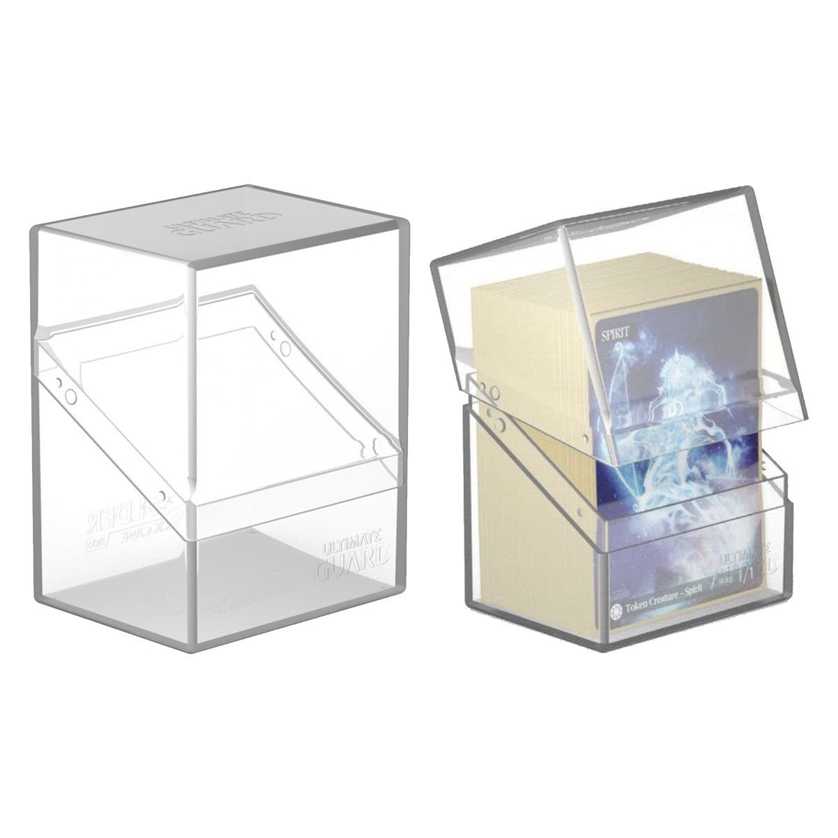 Ultimate Guard Boulder Deck Case 80+ Standard Size Clear Deck Box