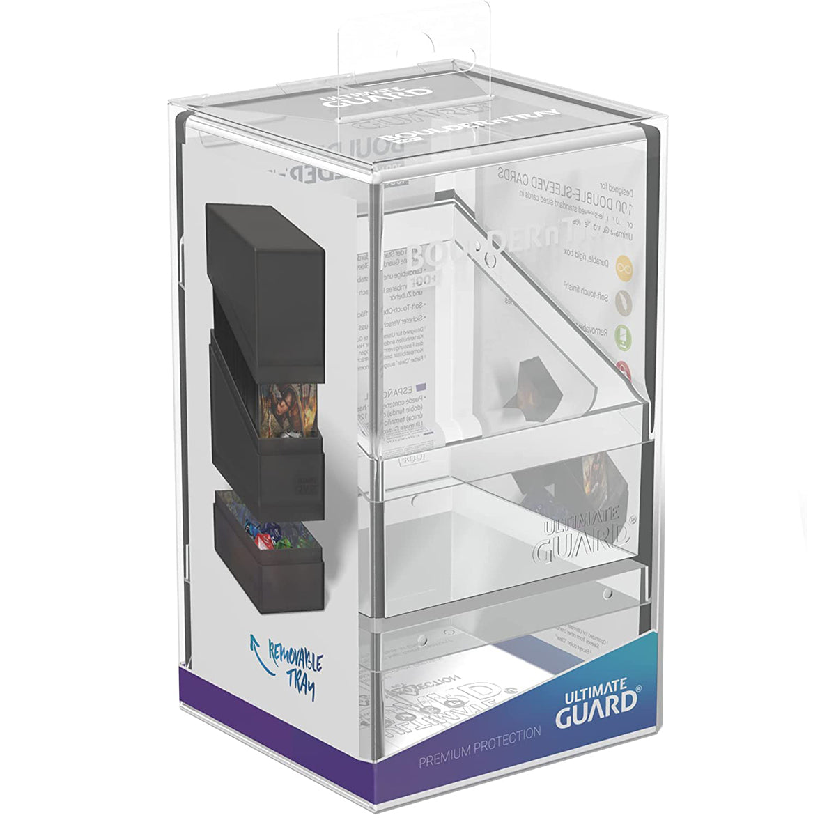 Ultimate Guard Boulder n Tray 100+ Clear Deck Box