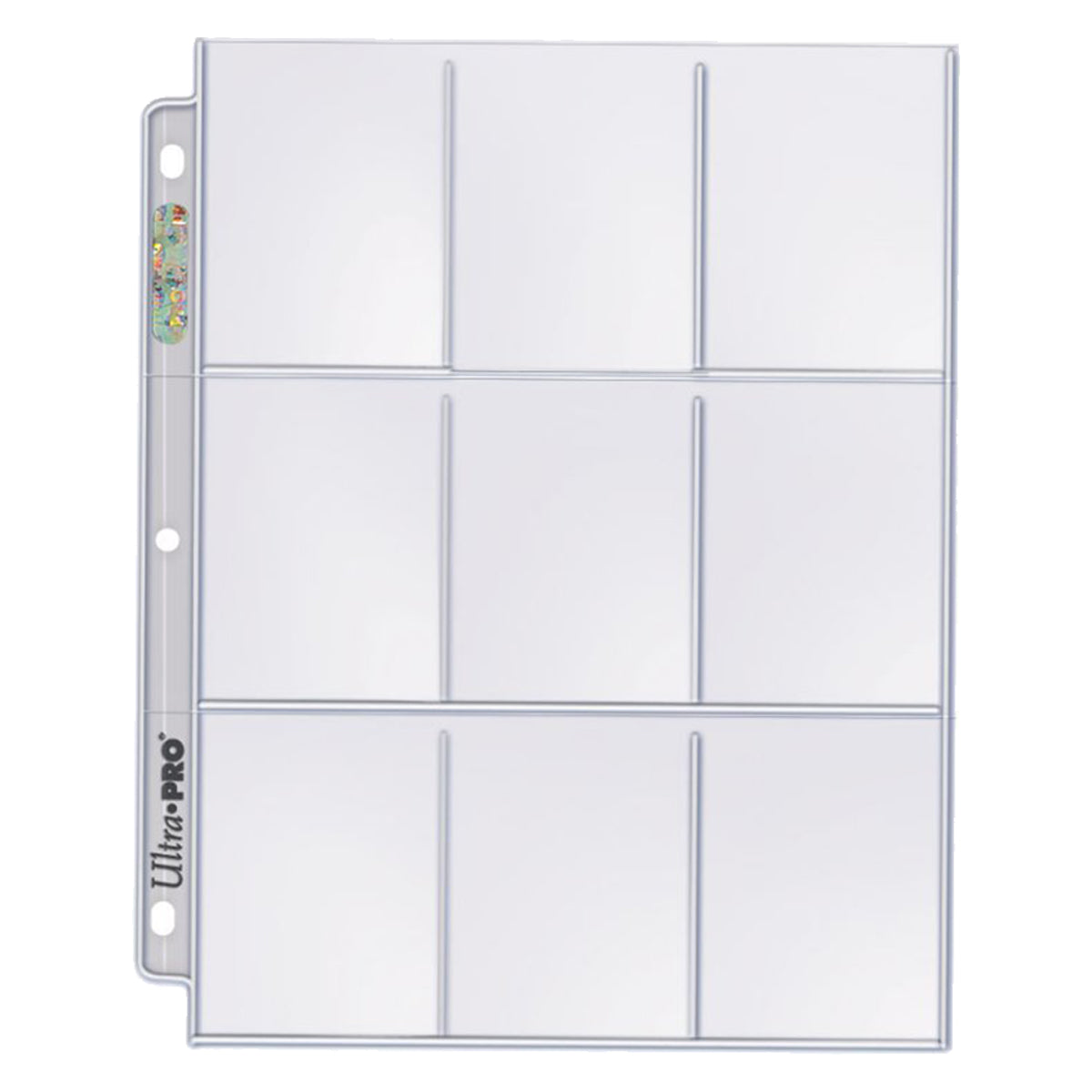 ULTRA PRO Page 18PKT Silver Series Page Holds 2.5 x 3.5 cards 25 pages