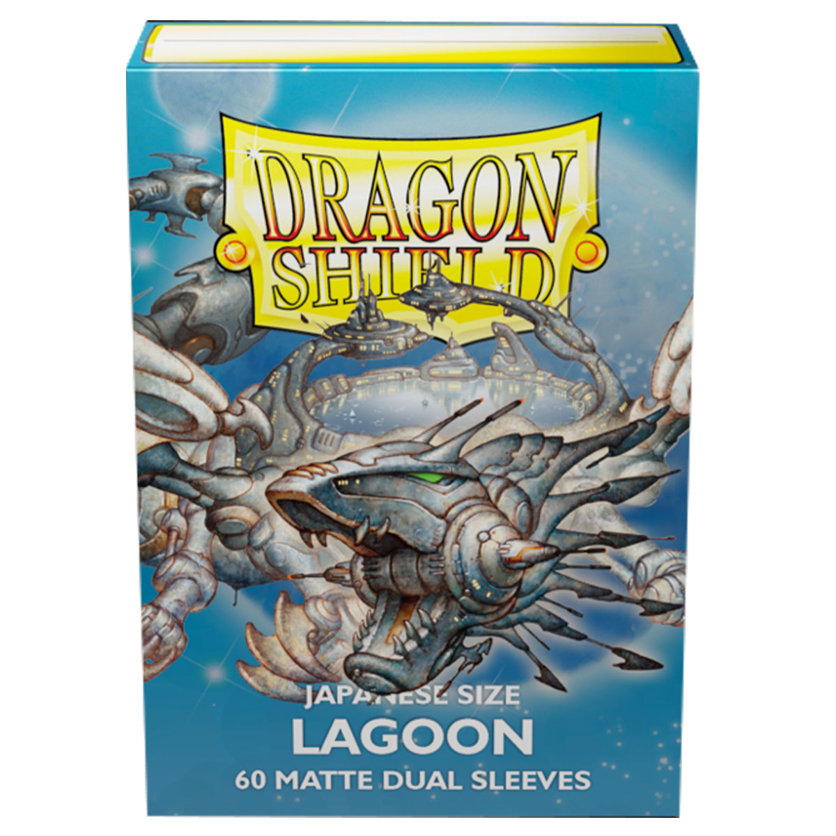 Dragon Shield Japanese 60ct Dual Matte Lagoon Blue Sleeves 59x86mm