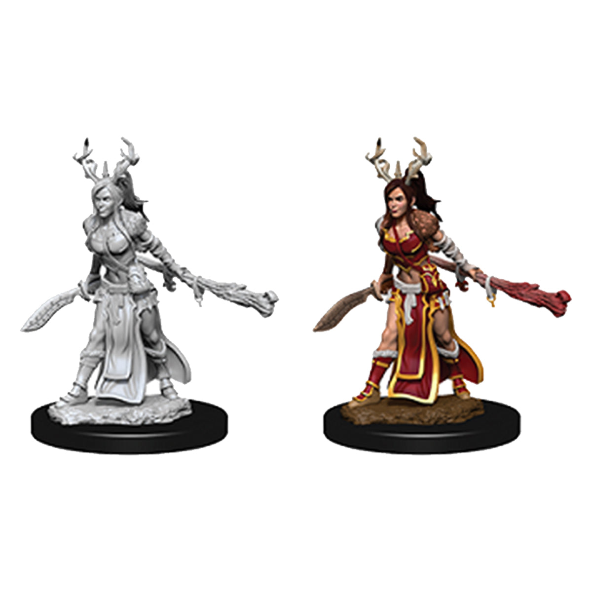 D&D Nolzurs Marvelous Unpainted Miniatures Female Human Druid