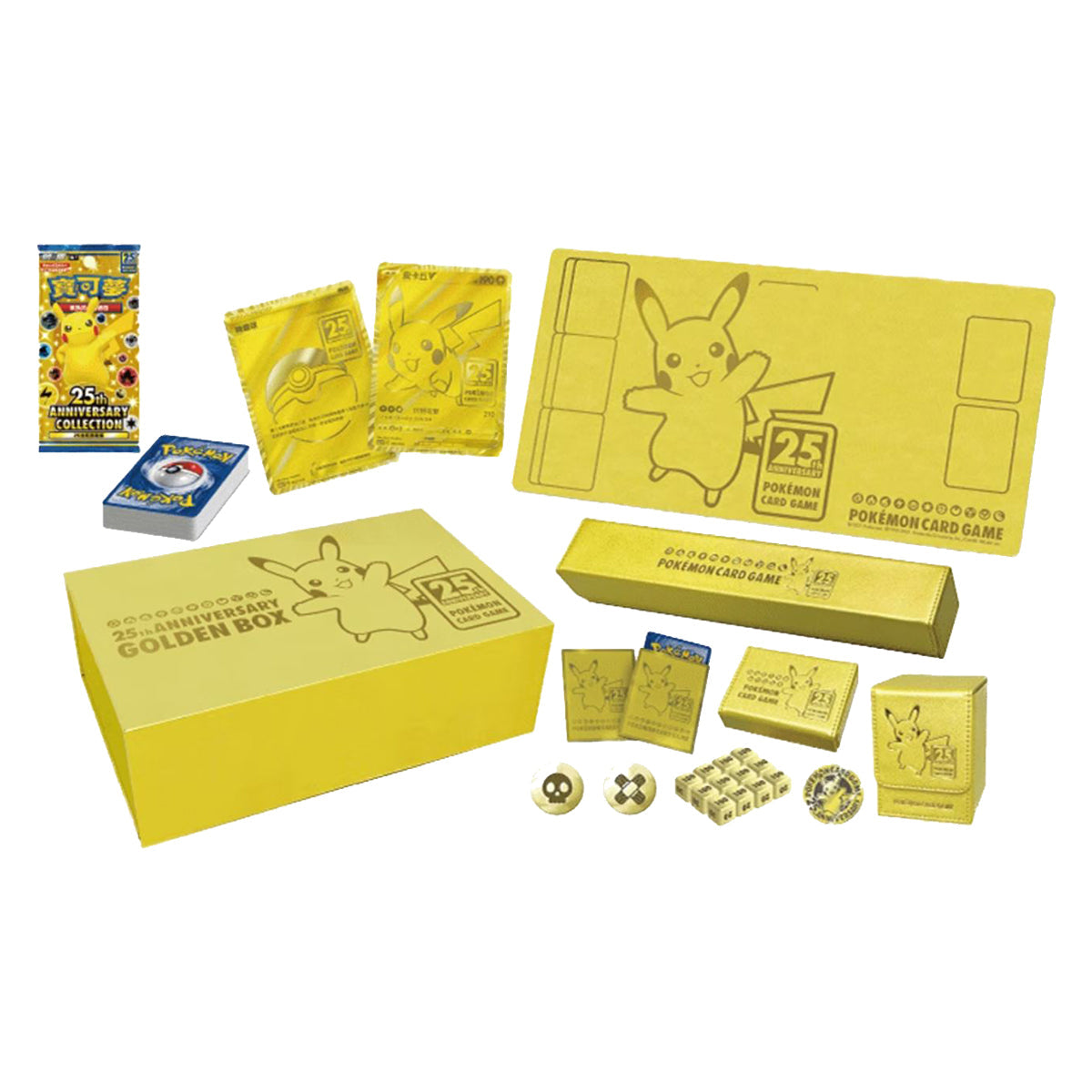 ポケモン 25th ANNIVERSARY GOLDEN BOX Pokemon 25th Anniversary Golden Box Japanese – Gameology