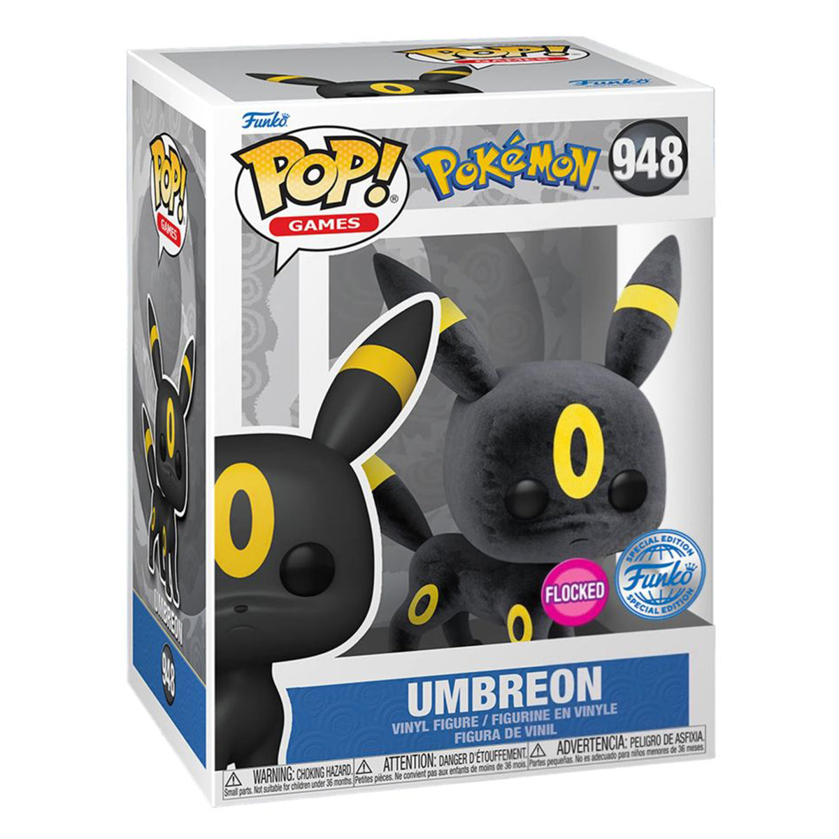 Pokemon - Umbreon Flocked Pop! Vinyl