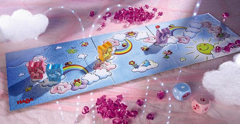 Unicorn Glitterluck Cloud Crystals Kids Game Board Game