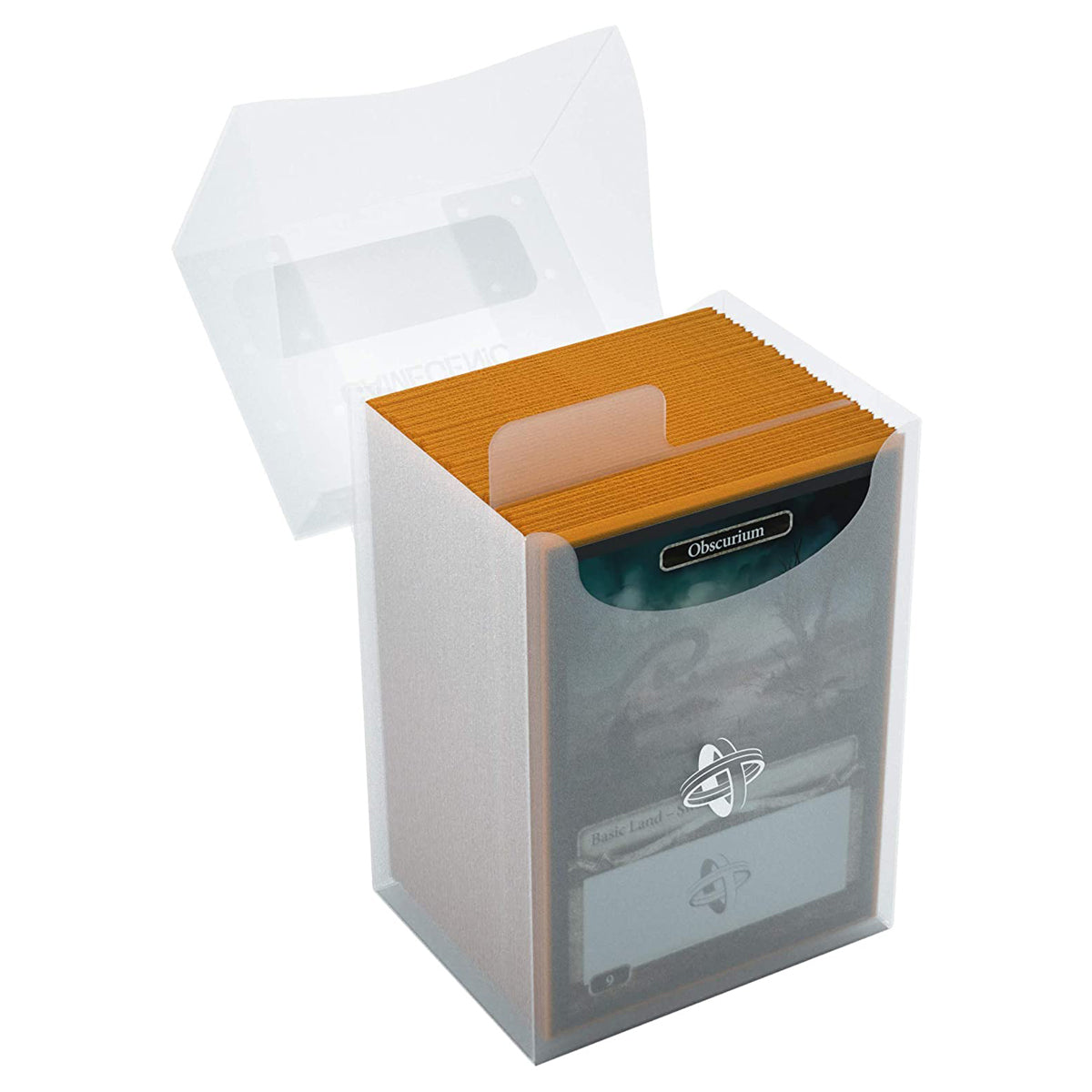 Gamegenic Deck Holder Holds 80 Sleeves Deck Box Clear