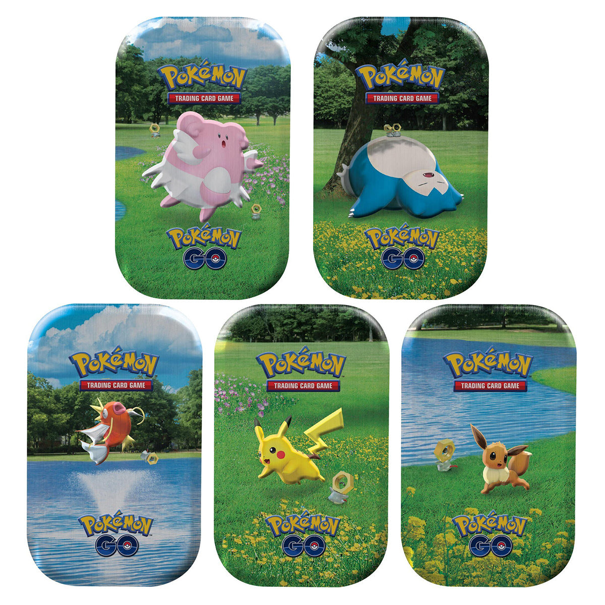 Pokemon GO Mini Tins (Set of 5) POKEMON TCG