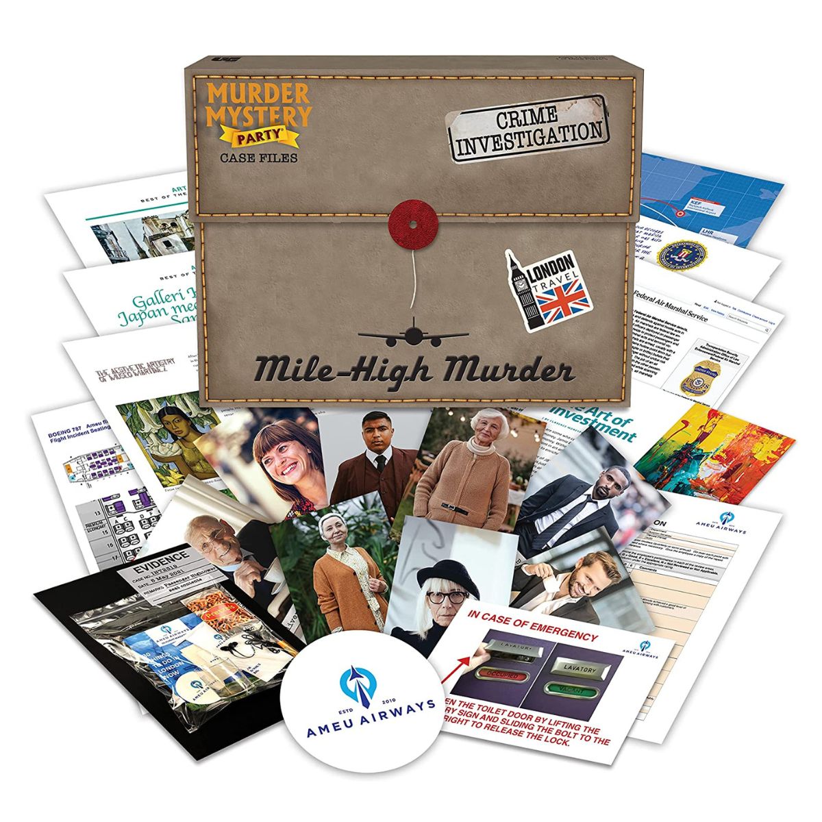 Murder Mystery Party Case Files: Mile High Murder