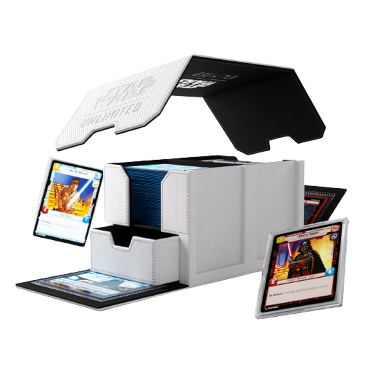Gamegenic Star Wars Unlimited Double Deck Pod - White/Black