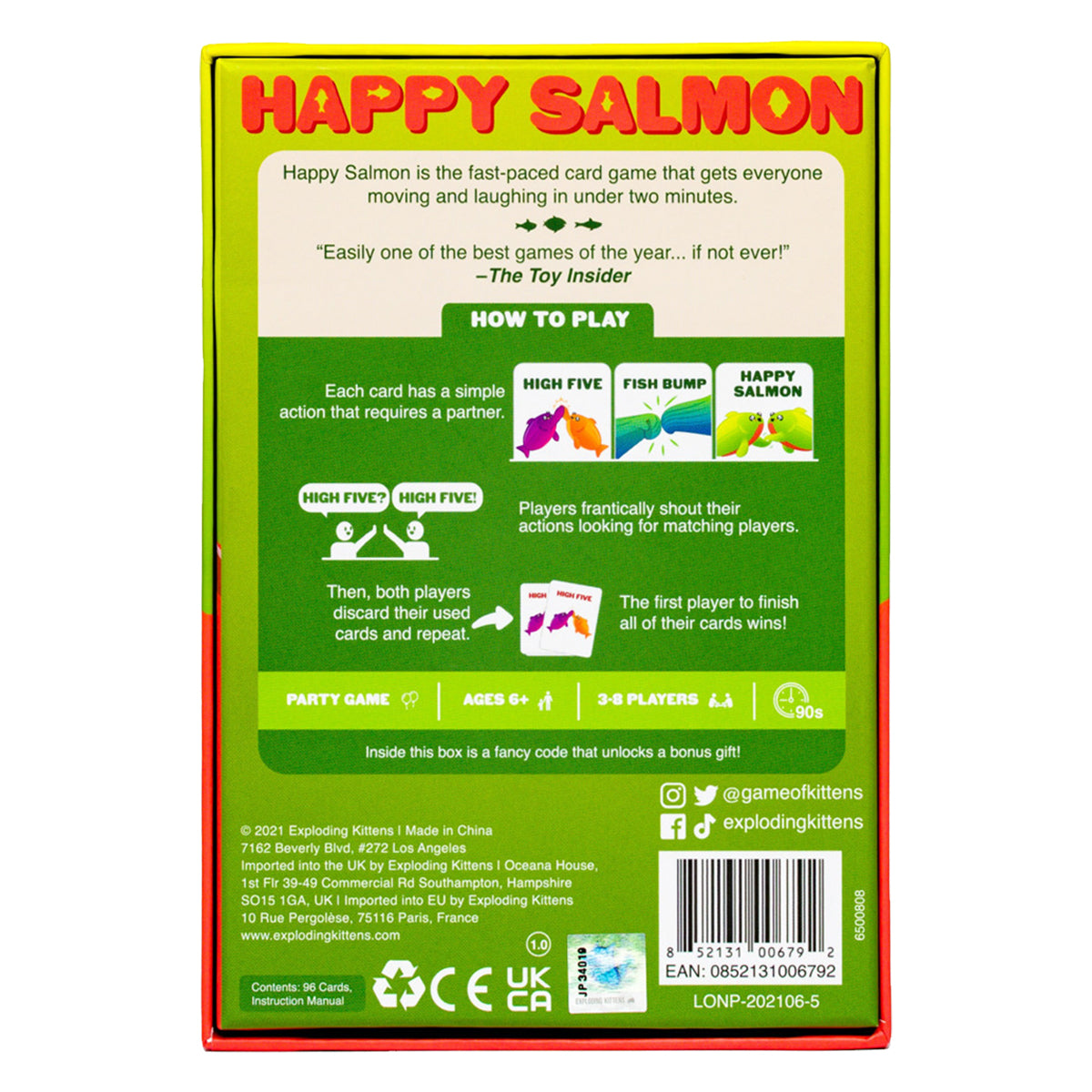 Happy Salmon By Exploding Kittens