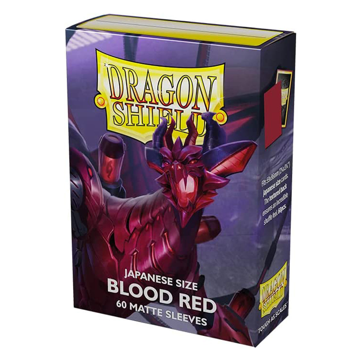 Dragon Shield Japanese 60ct Matte Blood Red Sleeves 59x86mm