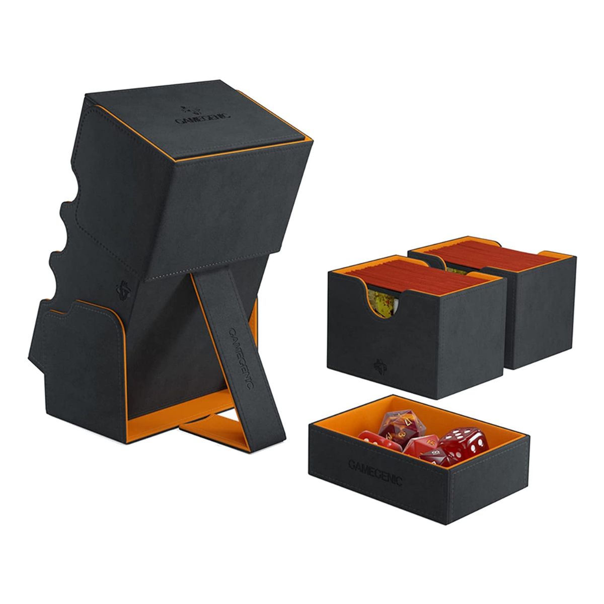 Gamegenic Stronghold 200+ XL Black Deck Box