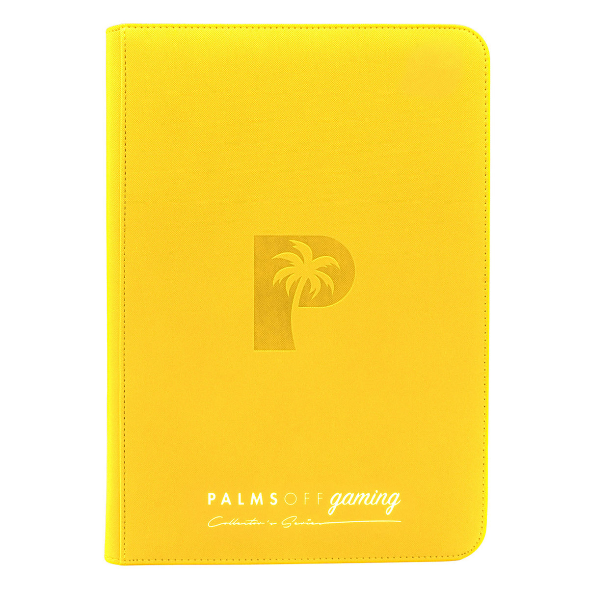 Collector's Series TOP LOADER Zip Binder - CLEAR - Yellow