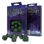 Q Workshop Call Of Cthulhu 7Th Edition Black & Green Dice Set 7