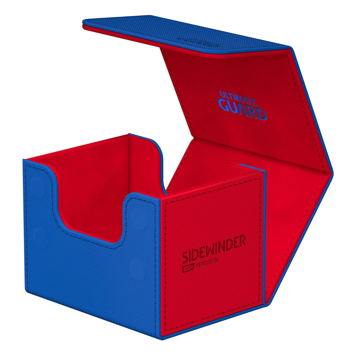 Ultimate Guard Synergy Sidewinder 100+ Blue/Red Deck Box