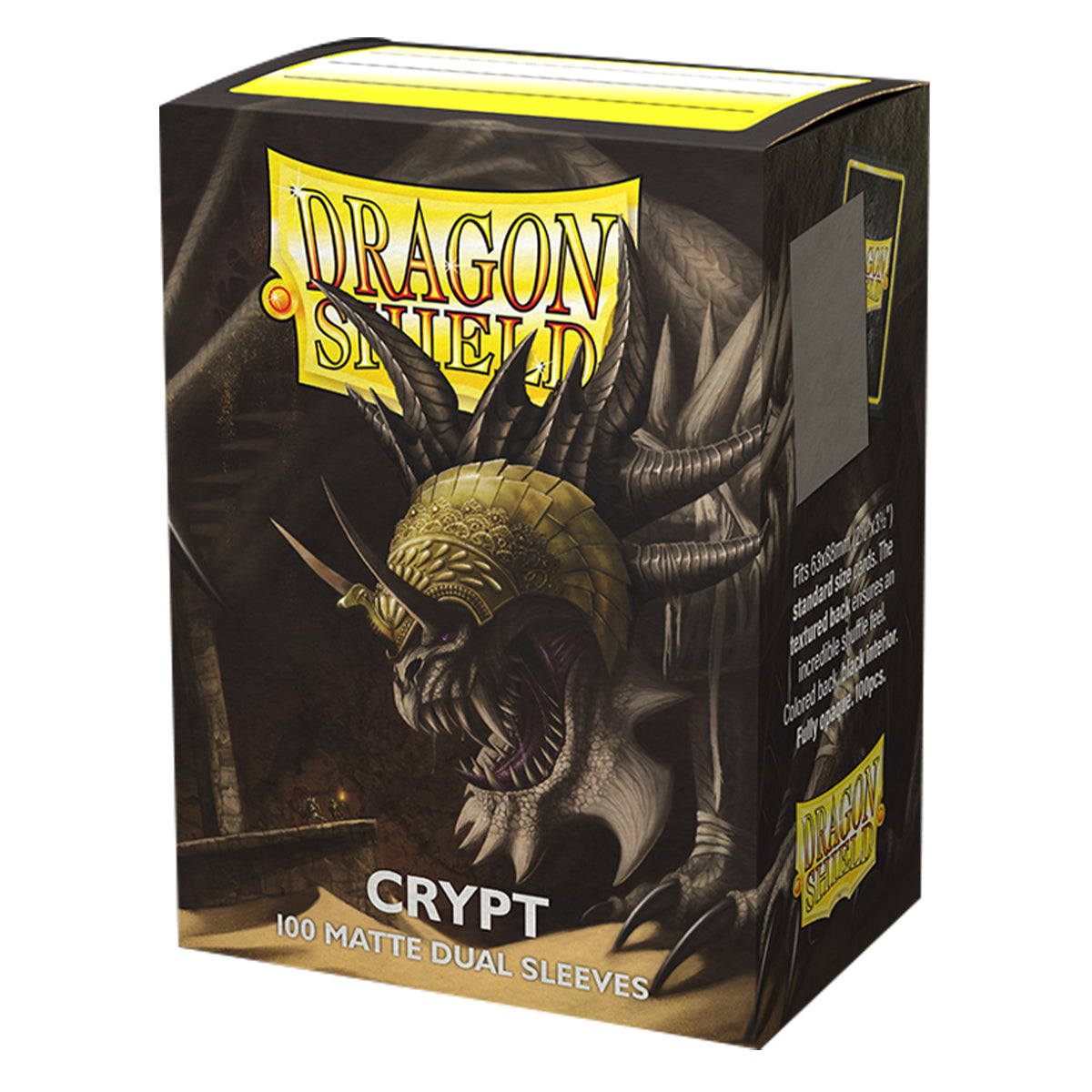 Dragon Shield Standard 100ct Dual Matte Crypt Grey Sleeves 63x88mm