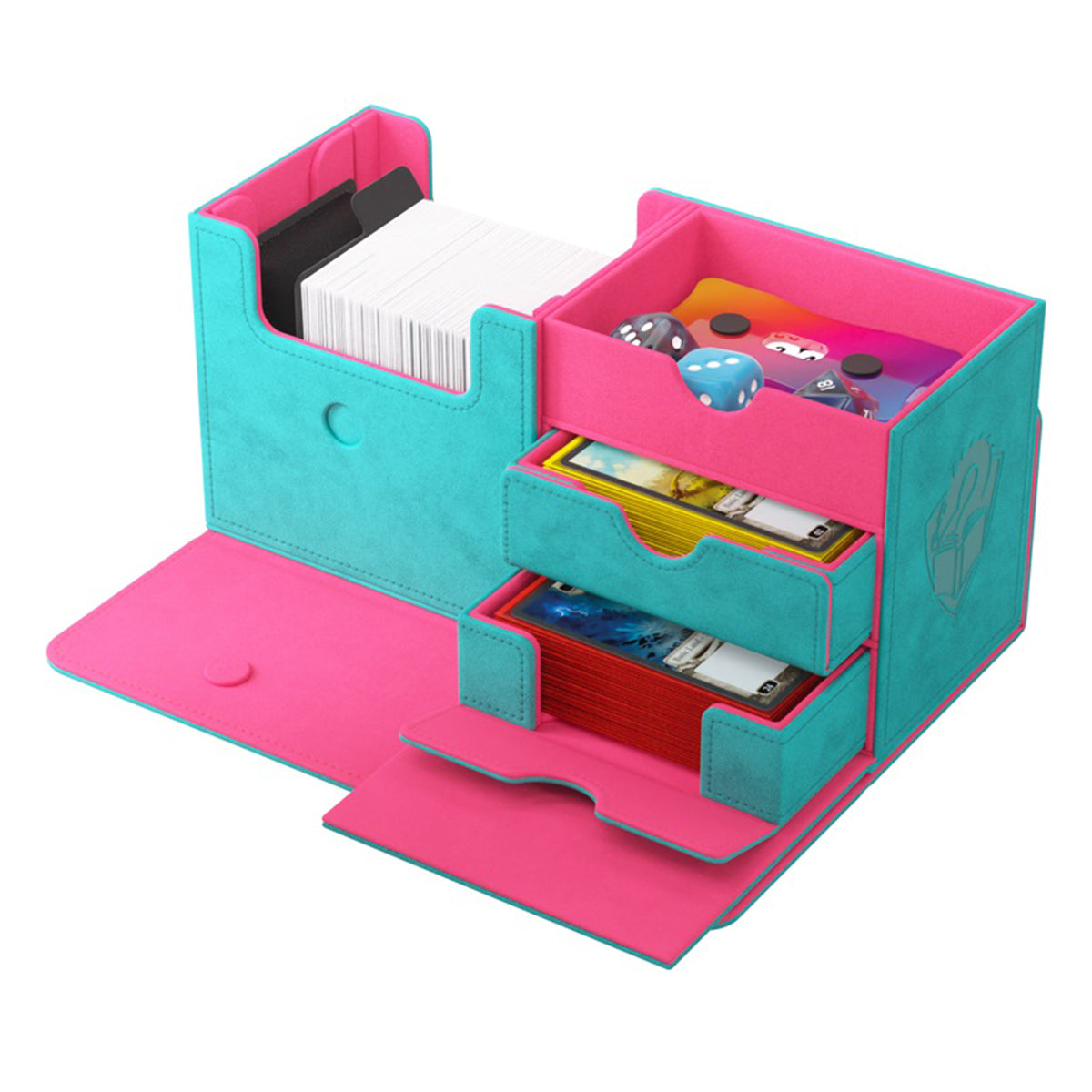 Gamegenic The Academic 133+ XL Tolarian Edition Deck Box Teal/Pink