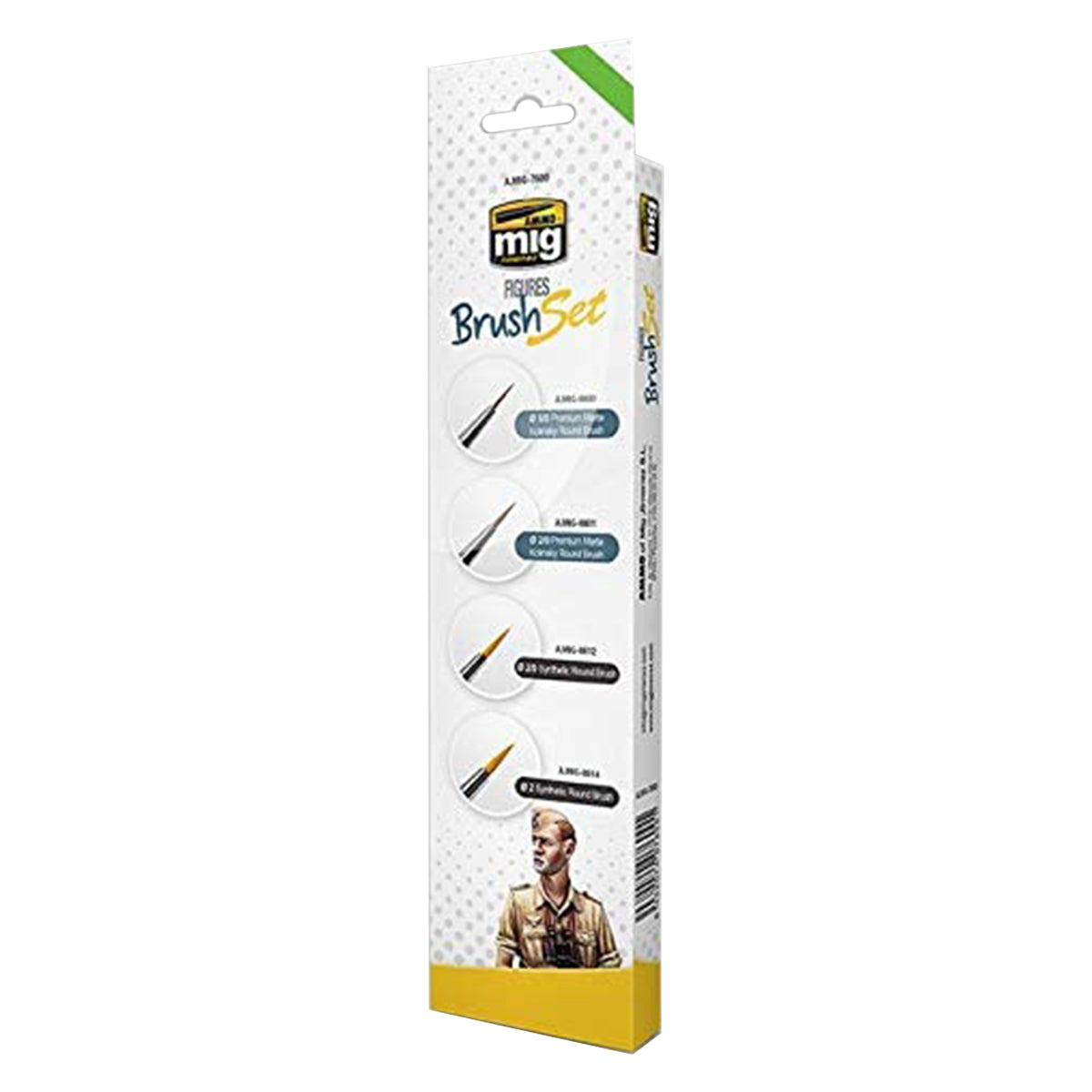 Ammo by MIG Brushes Figures Brush Set