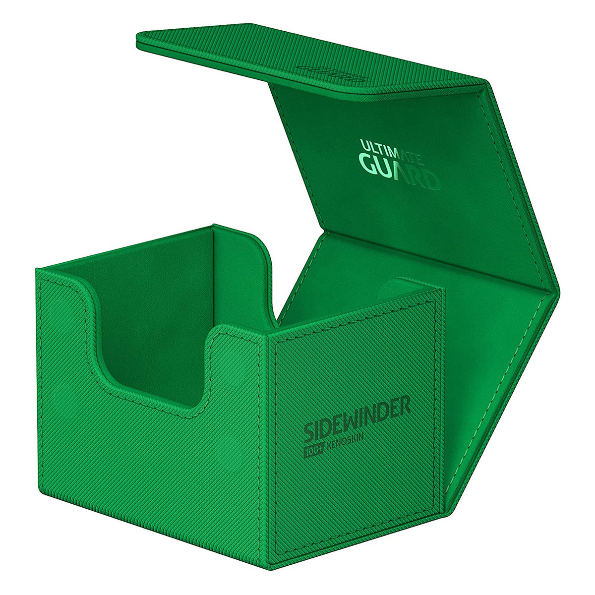 Ultimate Guard Sidewinder 100 Xenoskin Monocolor Green Deck Box