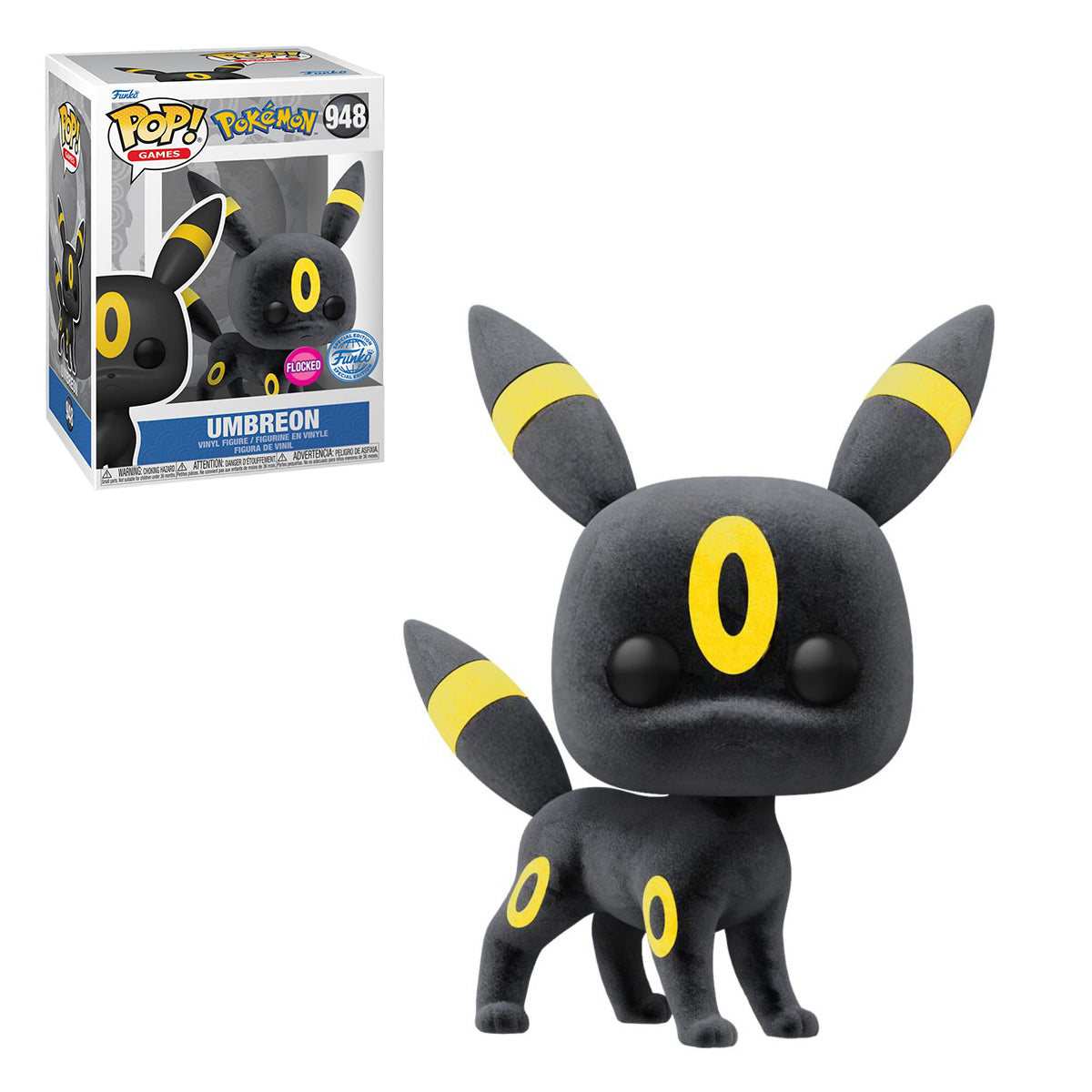 Pokemon - Umbreon Flocked Pop! Vinyl