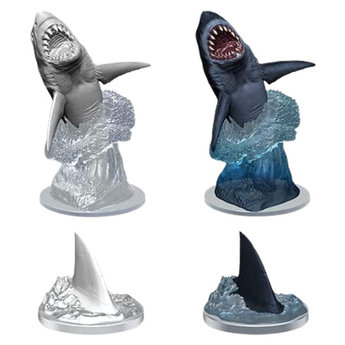 WizKids Deep Cuts Unpainted Miniatures Shark